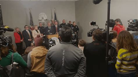 Law Enforcement Officials Gave A Briefing To Reporters On Friday