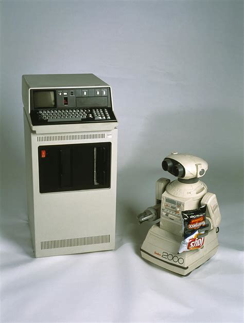 Ibm 5110 And Omnibot 2000 Robot Photograph By Volker Steger Fine Art