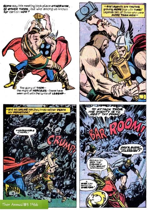Thor Vs Hercules Comic Book Pages Comic Books Art Marvel Superheroes