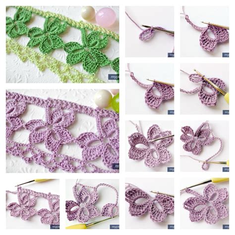 Crochet Trefoil Lace Edging With Free Pattern