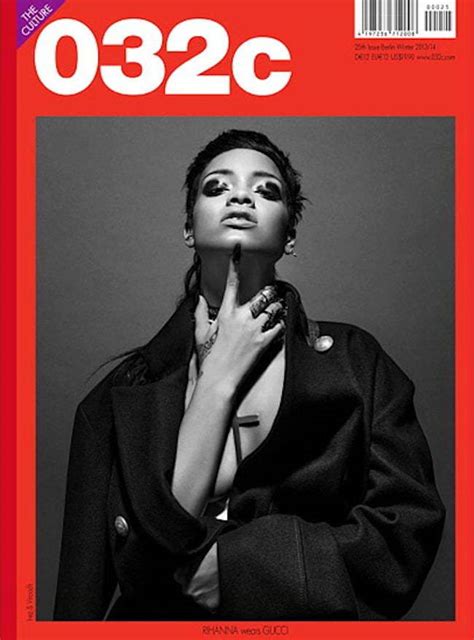 Rihanna Gets Spooky On 032c And Gq Magazine Covers Urban Islandz