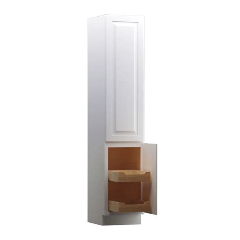Maybe you would like to learn more about one of these? KraftMaid 15-in W x 88.5-in H x 21-in D White Maple ...
