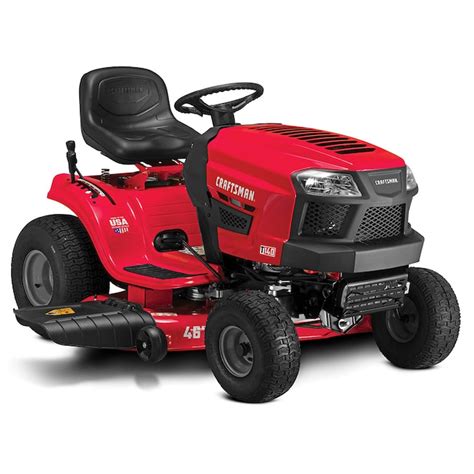 Craftsman T140 185 Hp Automatic 46 In Riding Lawn Mower With Mulching