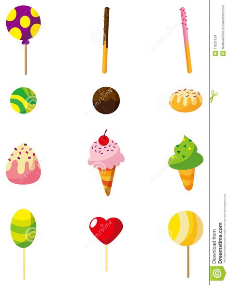 Cartoon Candy Icon Stock Images Image 17635424