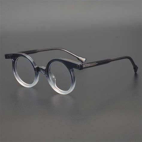 Acetate Small Round Glasses Men Women Vintage Retro Clear Lens Optical