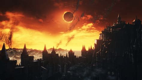 Download 3840x2160 Dark Souls Iii Eclipse Castle Sky Wallpapers For