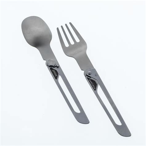 Folding Stainless Steel Hiking And Camping Cutlery Fork Spoon Mh500