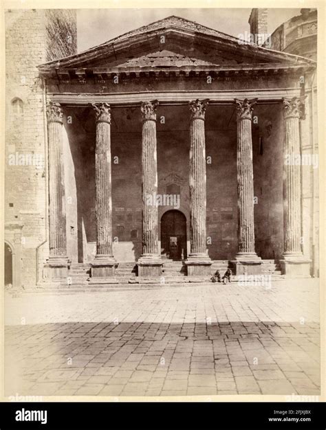1886 Ca Assise Ombrie Italie Vue Du Temple De Minerva