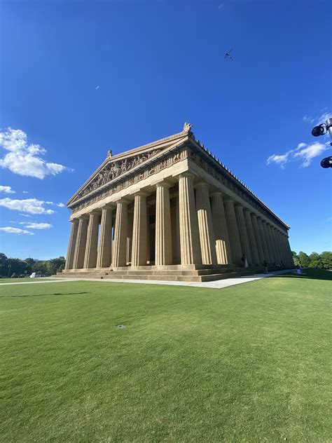 The Parthenon In Centennial Park In Nashville Tennessee Is A Full