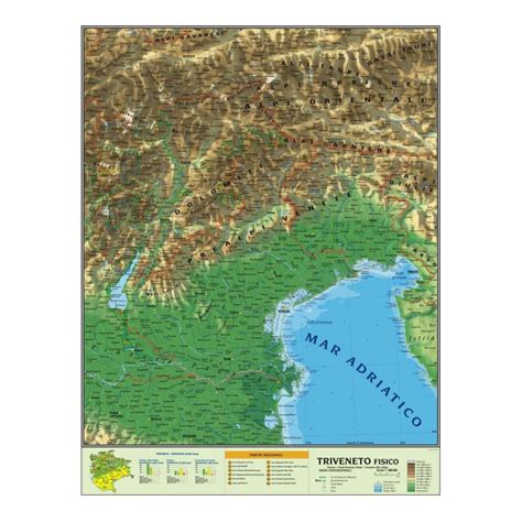 Carta Geografica Murale Sicilia 100x140 Bifacciale Fisica E Politica