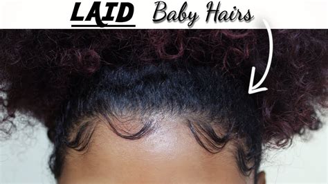 Do Your Baby Hairs Like A PRO Easy Baby Hair Tutorial YouTube