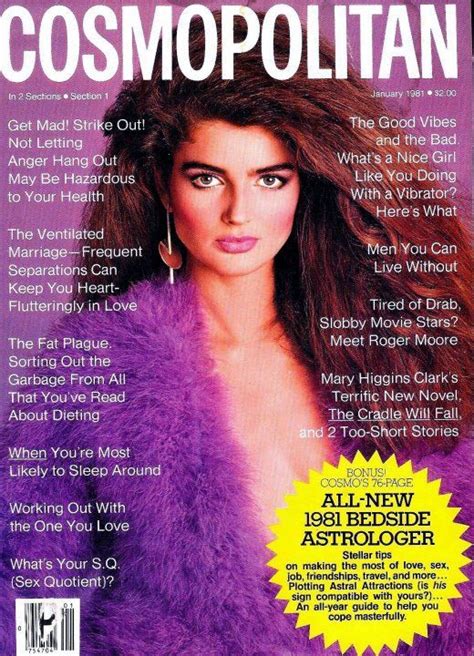 Cosmopolitan Magazine January 1981 Model Eva Voorhees Photographer
