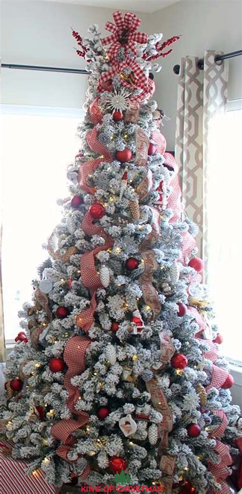 Yorkshire Slim Christmas Tree Christmas Flocked