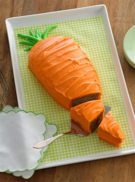 Carrot Shaped Carrot Cake Recipe Cake Shapes Carrot Cake Easter