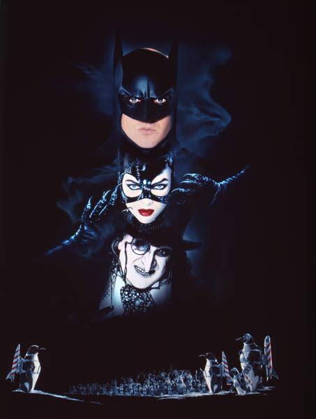 Michael Keaton Michelle Pfeiffer And Danny Devito Batman Returns