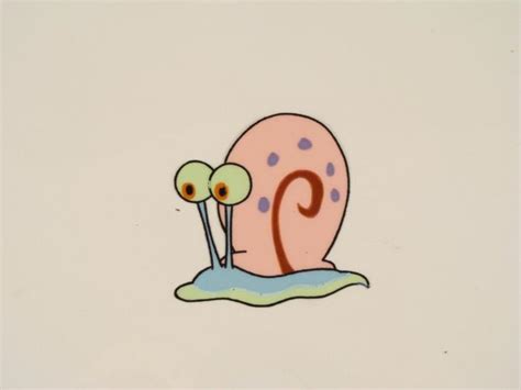 Original Gary Snail Cel Pet Spongebob Production Art