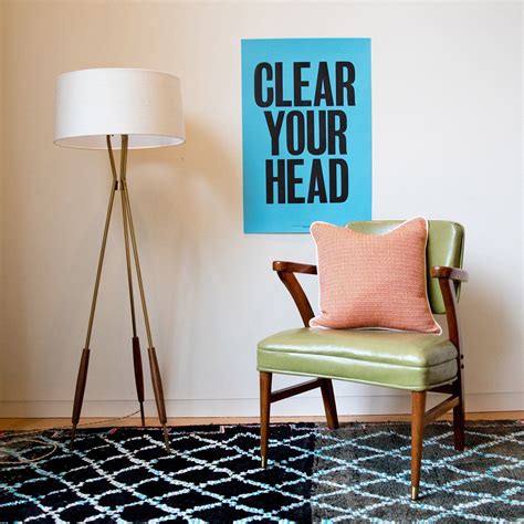 Clear Your Head Print Print Home Decor Unique Art Prints