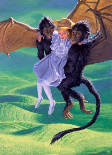 Winged Monkeys Carry Dorothy To Oz Classics Winged Monkeys Wizard