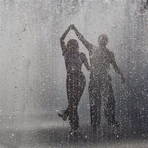 Couple Dancing In The Rain White Photography Street Photography