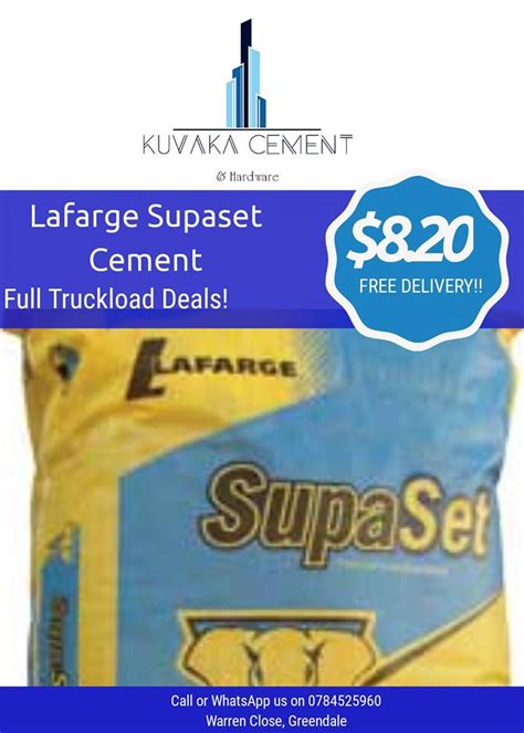 Building Lafarge PC15 Cement For Sale - SAVEMARI