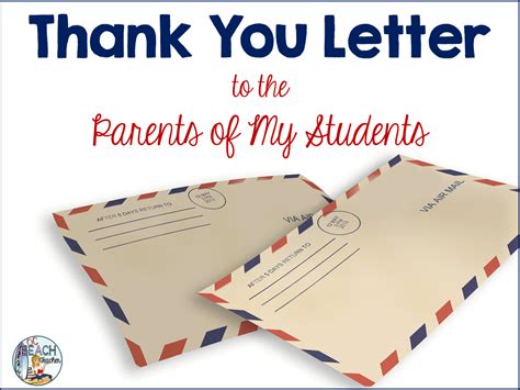 Thank you messages for daycare teachers from parents. A Thank You Letter to Parents - ocbeachteacher