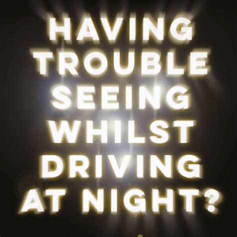 Night Driving And Vision Problems Hassocks Eyecare Centre