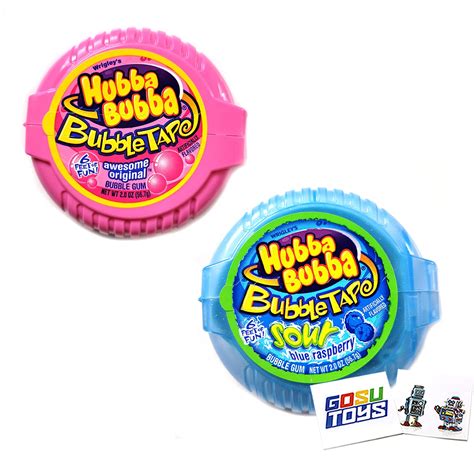 Wrigleys Hubba Bubba Bubble Tape 2 Pack With 2 Gosutoys