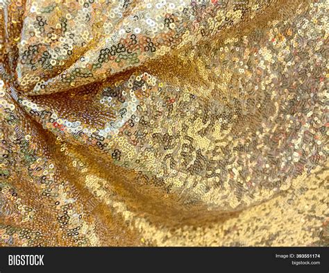 Golden Sequined Fabric Image And Photo Free Trial Bigstock