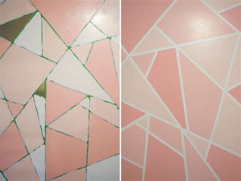 12 DIY Patterned Wall Painting Ideas and Techniques ... Painted geometric designs are all the rage these days when it comes to adding a little oomph to generic walls.