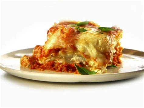 Lasagna With Roasted Eggplant Ricotta Filling Recipe Rachael Ray