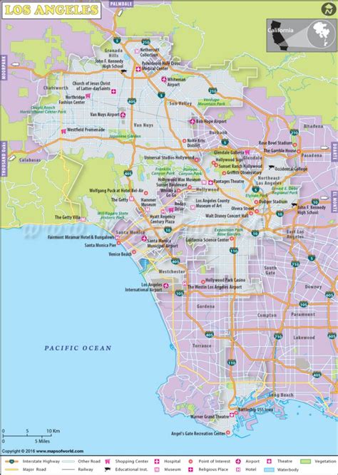 Maybe you would like to learn more about one of these? Buy Los Angeles City Map