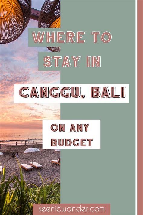 Where To Stay In Canggu Bali On Any Budget See Nic Wander Bali