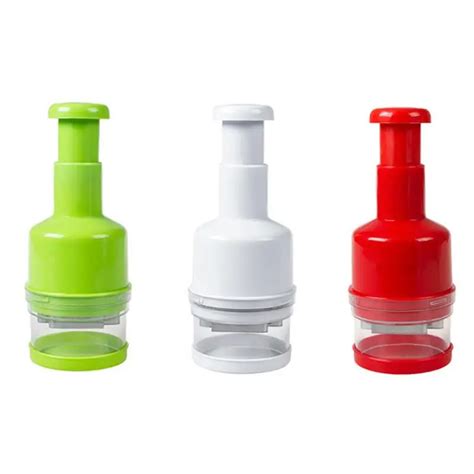 Stainless Steel Hand Pressed Vegetable Cutter Food Chopper For Cutting