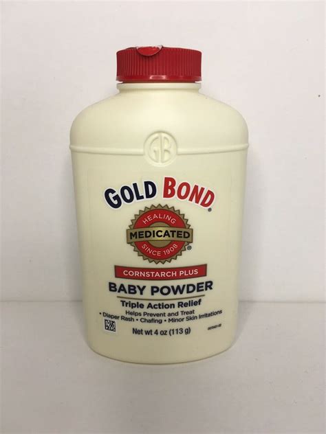 Gold Bond Baby Powder Medicated Cornstarch Plus Triple Action Relief 4