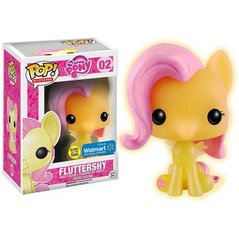 Funko Pop My Little Pony Fluttershy Glow In The Dark Figure Walmart