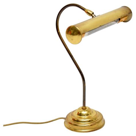 Antique Edwardian Solid Brass Desk Lamp At 1stdibs