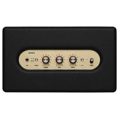 Marshall Acton Ii Bluetooth Speaker Black At Gear4music