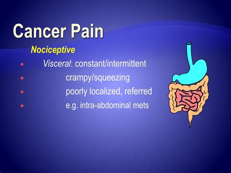 Ppt Management Of Chronic Pain With Reference To Cancer Pain Relief