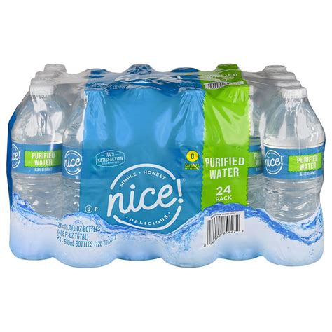 Nice Purified Water 169 Oz Bottles 24 Pk Walgreens