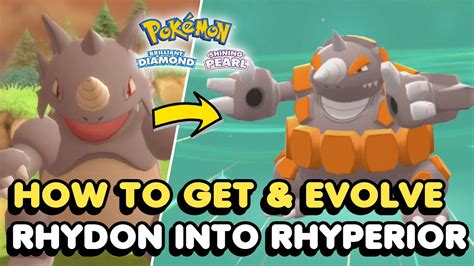 How To Get Evolve Rhydon Into Rhyperior In Pokemon Brilliant Diamond