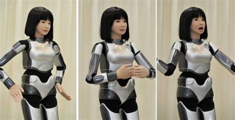 Techonoloy In Japan Robots Who Look Human Like Japanese Robot