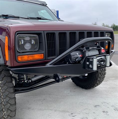 Jeep Cherokee Xj Front Winch Bumper Rocker — Goliath Off Road
