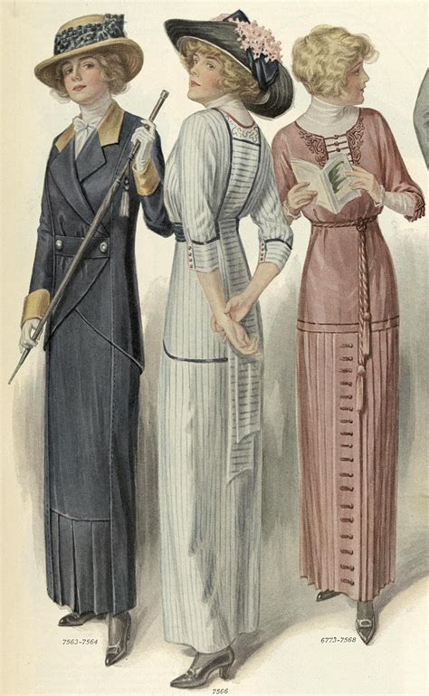 Men Women And Modesty Edwardian Clothing 1910s Fashion 1913 Dress