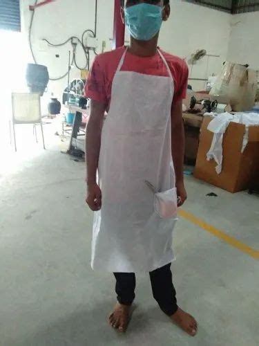 White Cotton Aprons For Kitchen Size Medium At Best Price In Pune Id 22693444862