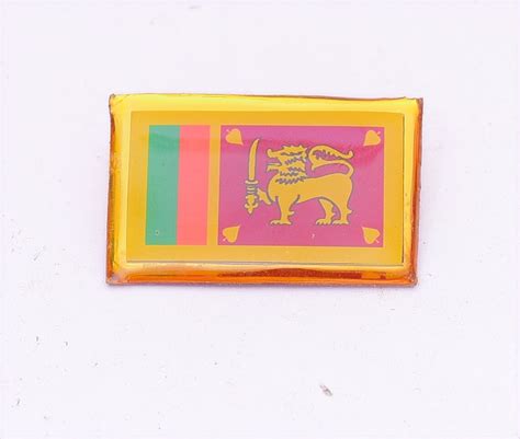 Sri Lanka Flag Pin Badge Ceylon Flag Pin Badge Blazer Pin Etsy