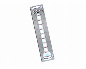 Muurversieringen Stickers Goal Setting Thermometer Chart Dry Erase