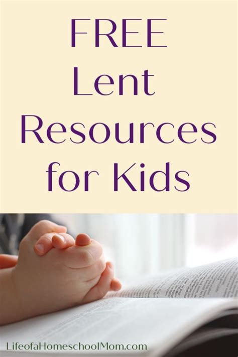 Free Curriculum Friday Lent Resources For Children Life Of A