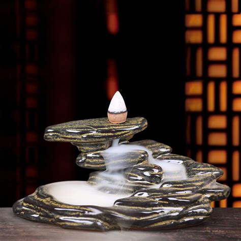 Check spelling or type a new query. Porcelain Ceramic Backflow Incense Burner Holder + 5 backflow incense cones | Incense burner ...