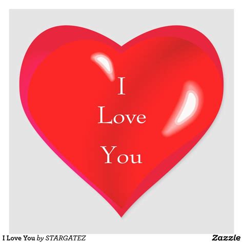 I Love You Heart Sticker Online Paper Paper Store Beautiful Love