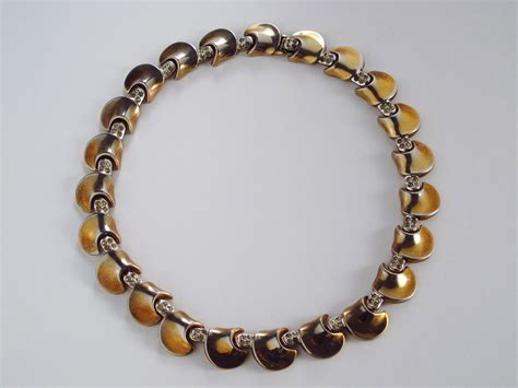 Trifari Vintage Modernist Necklace By Alfred Philippe 1940 S Ca